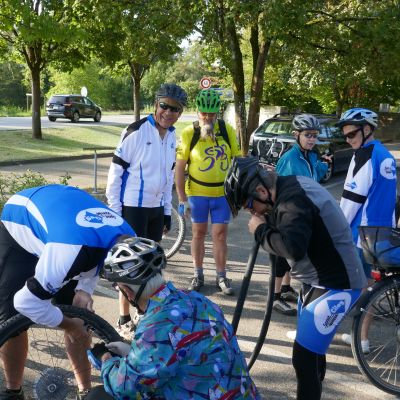 006 Der Reserveschlauch wird montiert